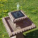 image 3 of Primrose Pizzaro Solar Powered Tiered Garden Water Feature Fountain 80cm