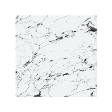 Thin Black Marble Splash Back | White