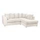 image 2 of Rivoli L Shape Corner Sofa in Jumbo Cord - Left Hand Facing Chaise Cream