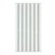 image 5 of Bianca Reversible Stripe Cotton Jacquard Bath Sheet | Green | Sage Green | Bath sheet