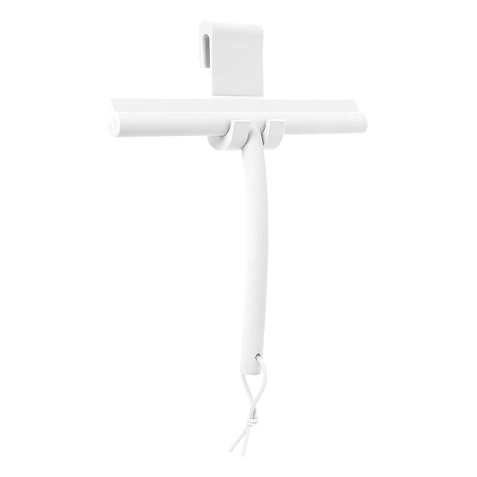 image 1 of Blomus Vipo Shower wiper with Overdoor Hook - White