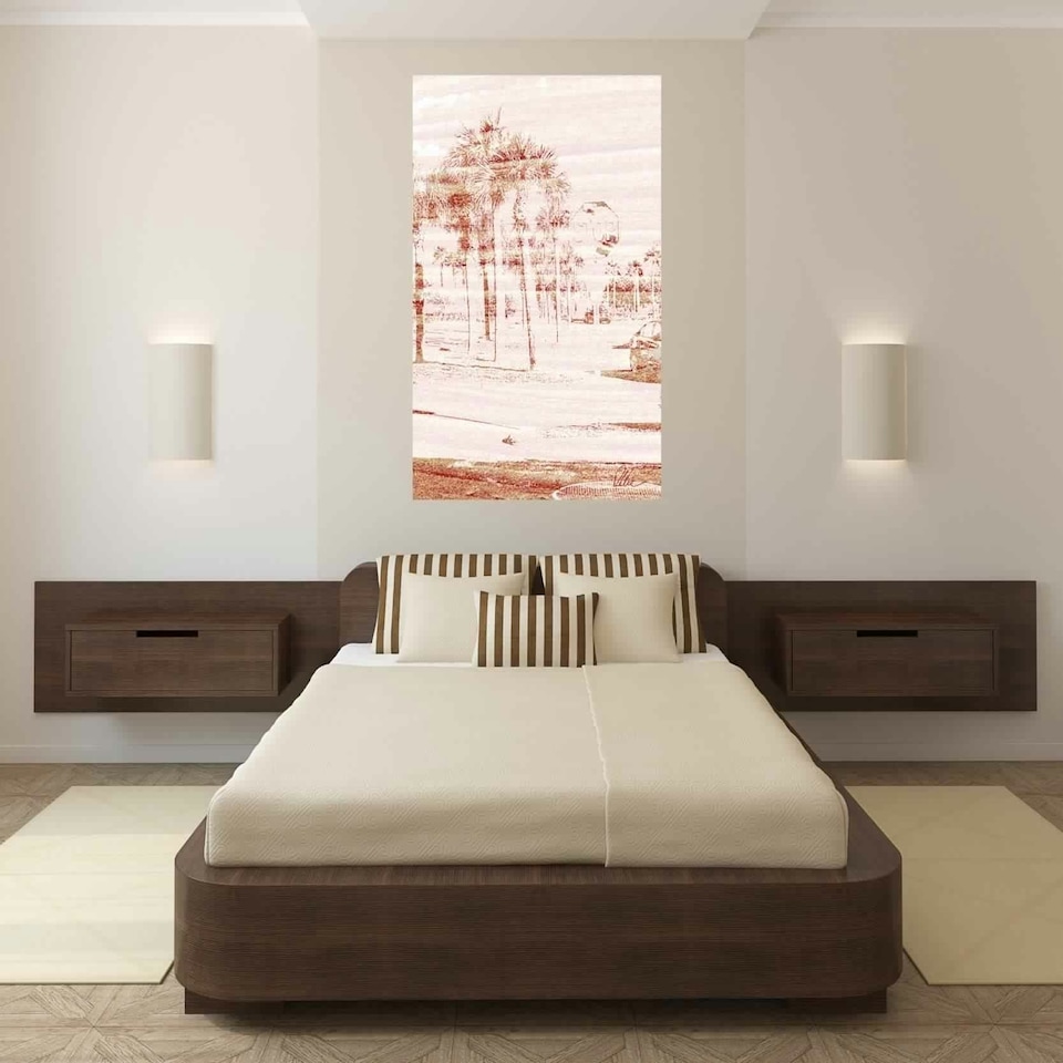 image 1 of Bronze Palm (Canvas Print) 24" x 16"