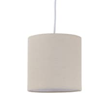 Natural Linen 15.5cm Table Lamp Shade Brown