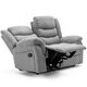 image 3 of Seattle Manual Fabric Recliner 2 Seater Sofa (Grey)