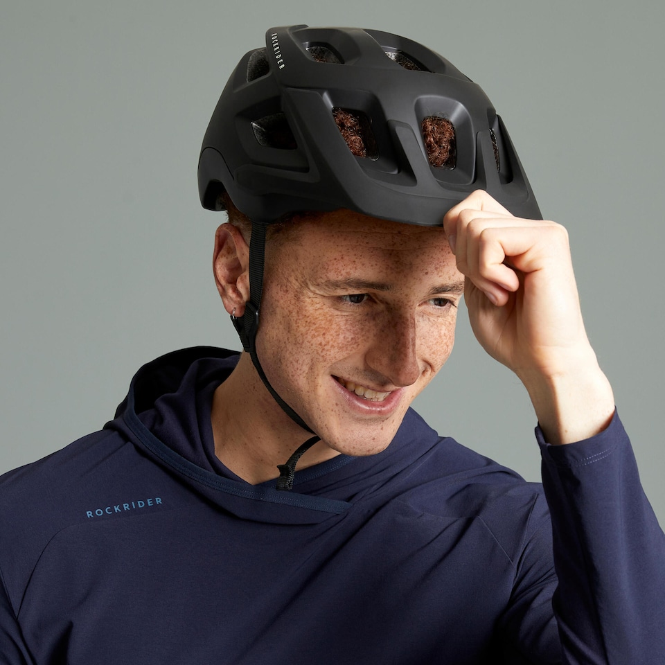 image 1 of Decathlon Mountain Bike Helmet EXPL 50