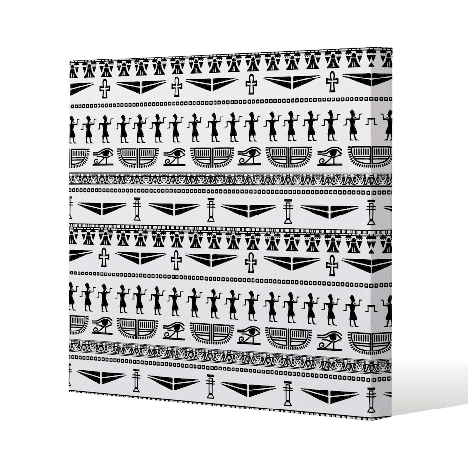 image 1 of Tribal Egyptian art (Canvas Print) 46 x 46 x 4cm