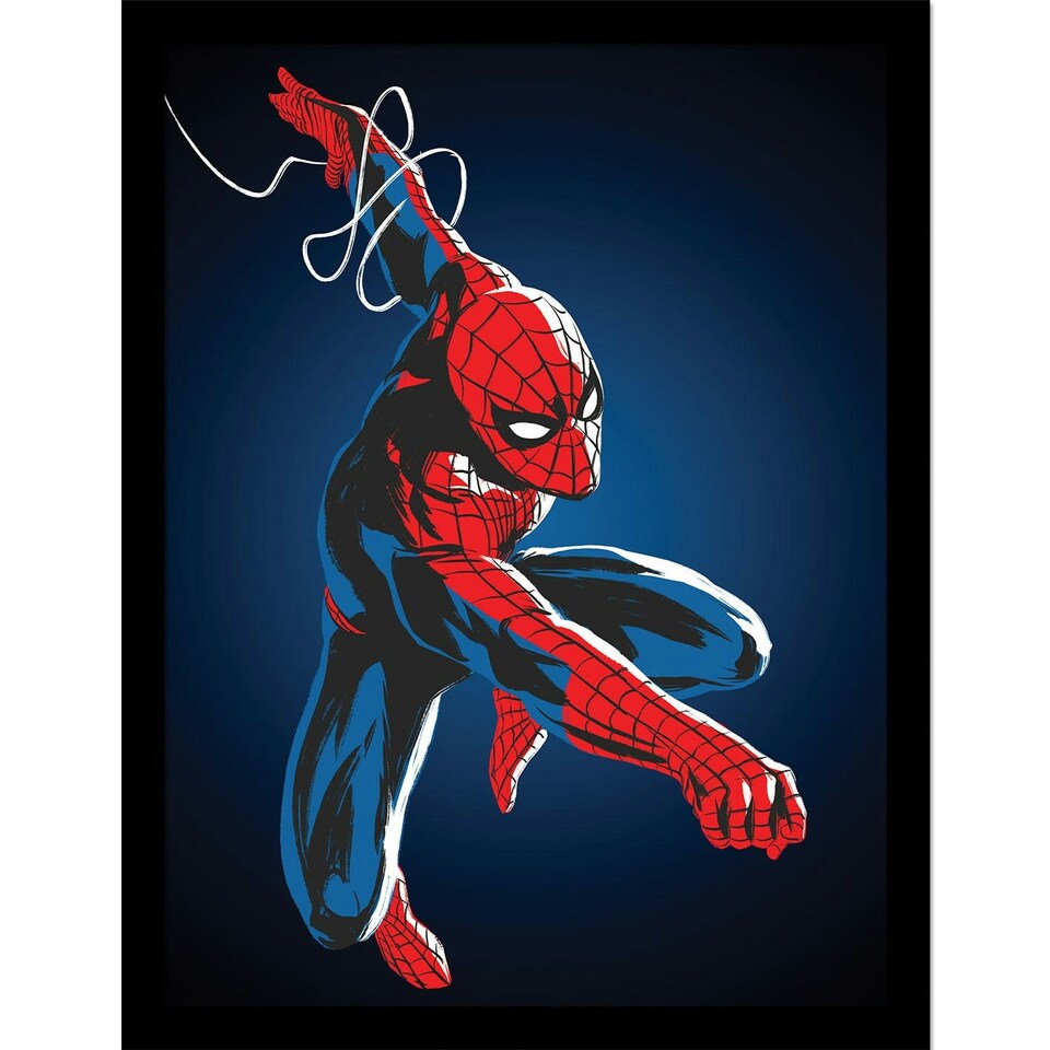 image 1 of Spider-Man (Web Line 2) Framed 30x40cm Print