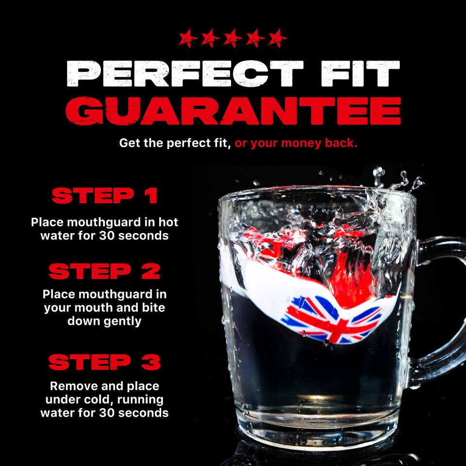 image 1 of SAFEJAWZ Extro Sports Mouth Guard UK Flag Adult/Junior