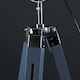 image 1 of ValueLights Starboard Painted Grey Floor Lamp and LED Bulb