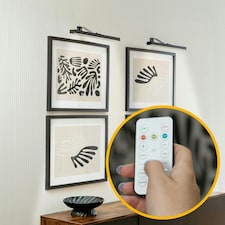 ValueLights Ryle Matte Black Wall Light and Integrated LED 3W Warm White 6000K Bulb