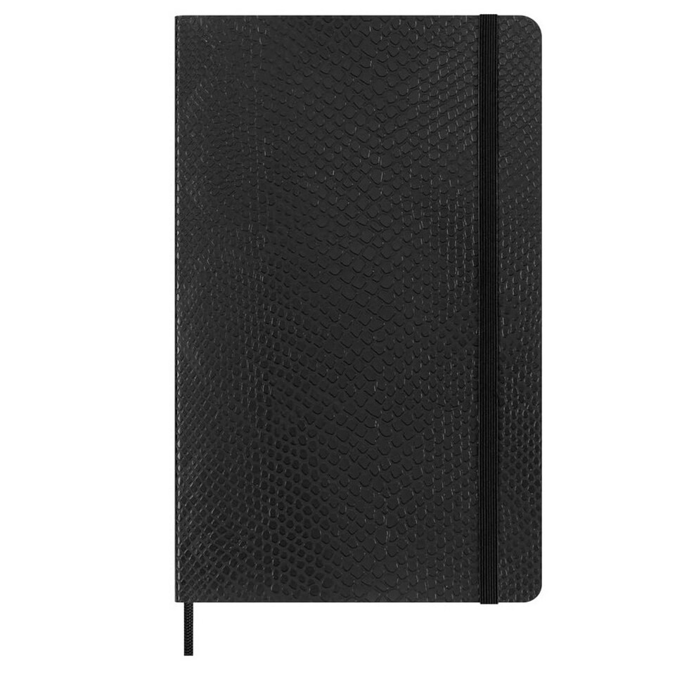 image 1 of Moleskine Vegea Boa Soft Cover Notebook - Solid Black - One Size