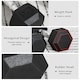 image 3 of HOMCOM Hexagonal Dumbbells Kit Weight Lifting Exercise for Home Fitness 2x5kg