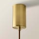 image 5 of ValueLights Fiona Gold Thread Lamp Holder | Gold