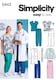 image 1 of Simplicity 5443 Paper Sewing Pattern – Men’s & Women’s Jackets, Trousers, Ties & Tops, Sizes XL–XXXL, Easy
