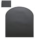 image 3 of The Arcus - Black Framed Arched Window Garden Mirror 75" X 47" 190 x 120CM. Suitable for Outside and Inside! Black