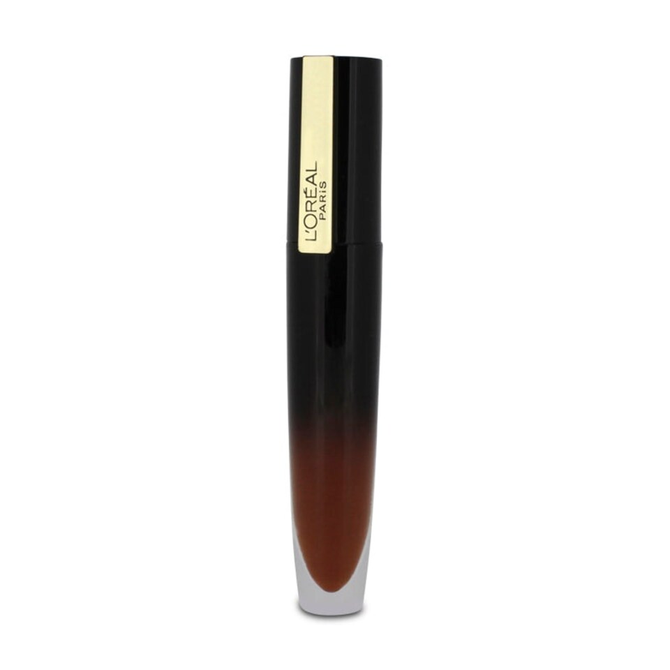 image 1 of L'Oreal Brilliant Signature Red Liquid Lipstick 24H-Wear 304 Be Unafraid N/A