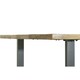 image 4 of Dining Table Home ESPRIT Black Natural Metal Mango wood 200 x 100 x 76 cm N/A