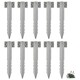 image 1 of Harbour Housewares Galvanised Steel Railway Sleeper Brackets - 40cm - Pack of 10