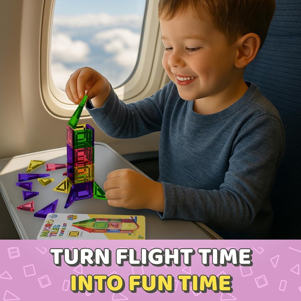 image 1 of Science Kidz Micro Tiles Travel Set