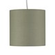 image 4 of Set of 2 Sage Green Textured Cotton 17cm Table Lamp Shades Green