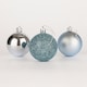 image 1 of Baubles Light Blue 5cm, 18pcs Set