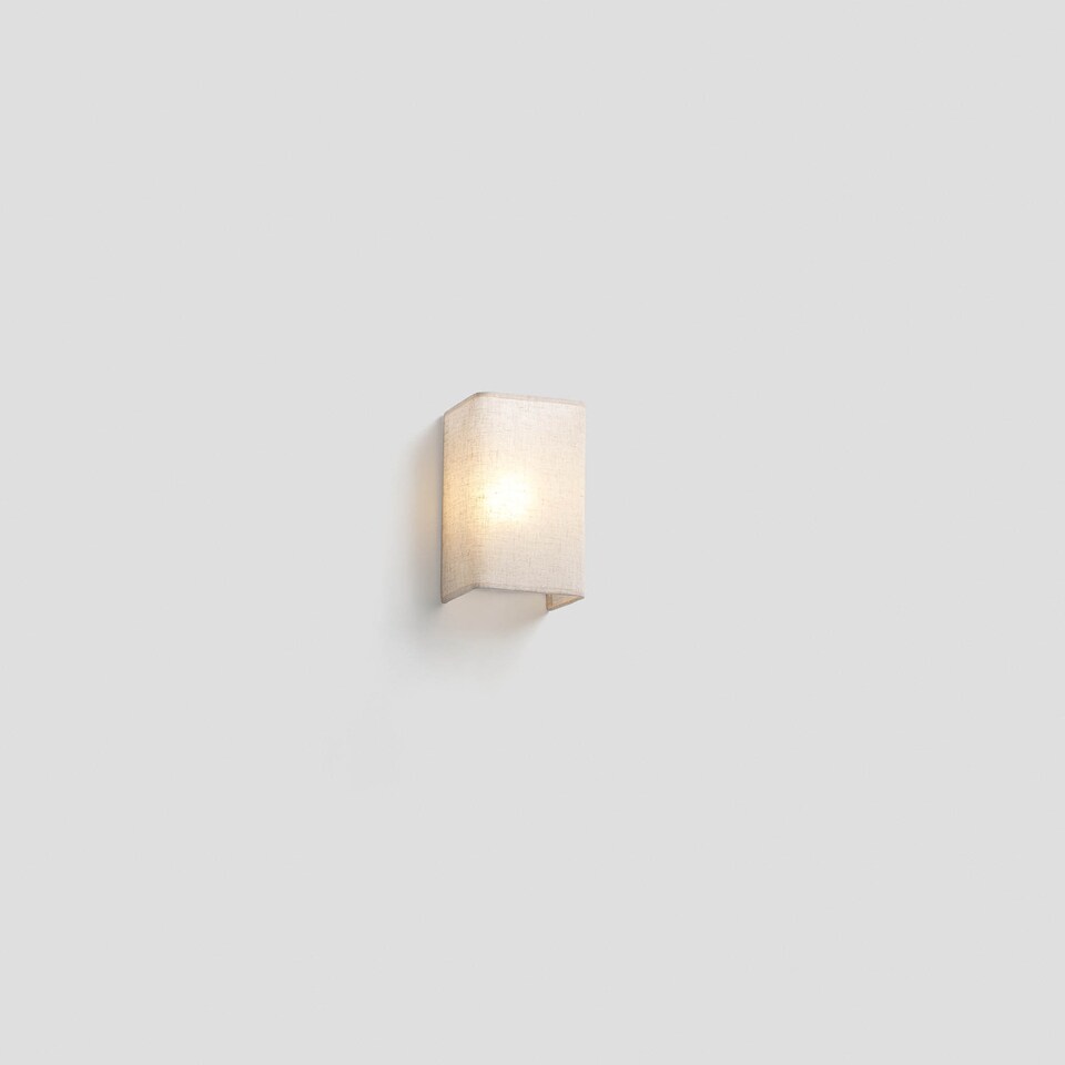 image 1 of Otton Rectangle Linen Up Down Wall Lamp Vertical