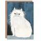 image 1 of Pet Cheeky Smile White Himalayan Cat Lover Birthday Card
