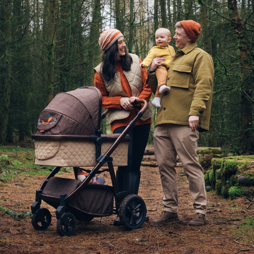 image 1 of Cosatto Wow 3 Pram and Pushchair Carrycot and Reversible Seat, All Terrain Travel System