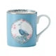 image 1 of Mikasa Peacock Straight-Sided Porcelain Mug, 280ml | Blue