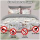 image 3 of VELVETIO Zenda Complete Duvet Cover Set with Fitted Sheet Soft Printed Bedding Bedset Multi | King