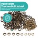 image 7 of 16mm Eyelets with Washers Durable Iron Grommets for DIY Project-50pcs