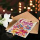 image 4 of Congrats Flower Power Simple Bright Pink Congratulations Her Card