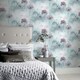 image 2 of Arthouse Spring Meadow Wallpaper - Duck Egg/Multicoloured - 10m x 53cm