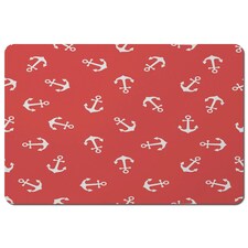Anchors on Red Background (Placemat)