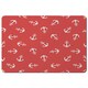 image 1 of Anchors on Red Background (Placemat)