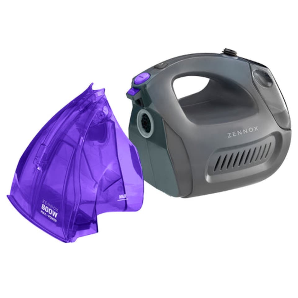image 1 of Zennox Handheld Carpet and Upholstery Washer Grey & Purple