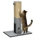 image 6 of PawHut 79cm Jute Scratcher Climber with Toy, Self Grooming Brush, Grey