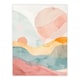 image 3 of Abstract Yorkshire Dales Park Sunset Home Decor Black Framed Wall Art Print A4