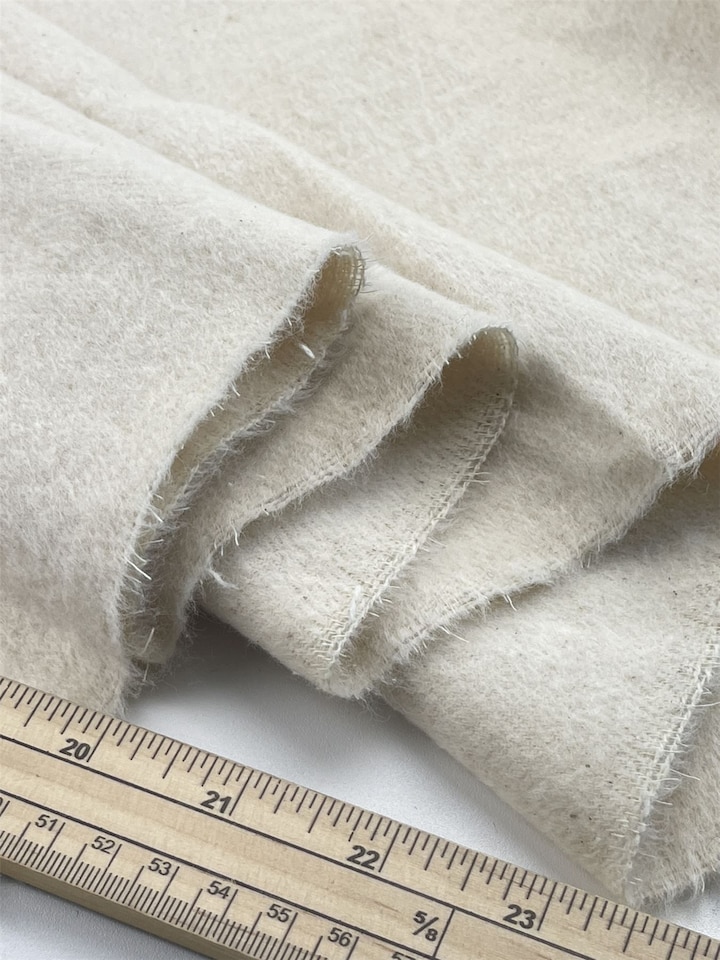 Minerva Core Range White Cotton Bump Curtain Lining Fabric for Upholstery, 135cm / 53" Wide - per metre