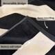 image 5 of Extra Large Organic Cotton Striped Beach Towel | Black | Black/Natural | One size | 1