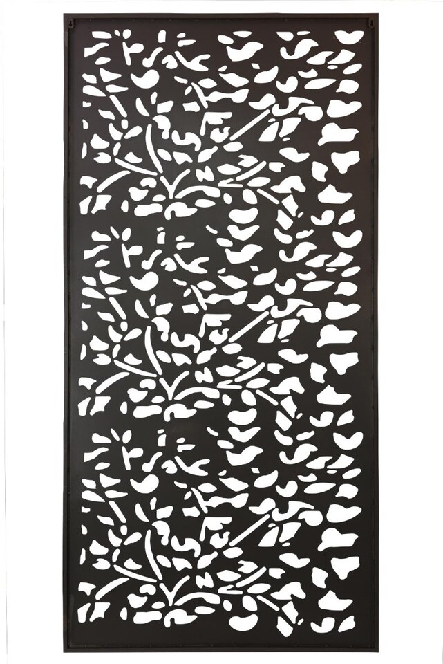 image 1 of Amarelle Extra Large Metal Leaf design Decorative Garden screen 120cm X 60cm | Multi