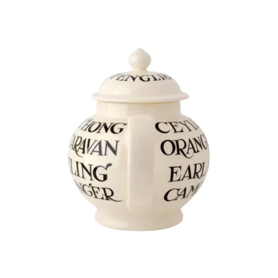 image 1 of Tea Pot: 4 Mug Emma Bridgewater Black Toast 4 Mug Teapot, Ceramic