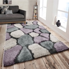 Home Republic Pebbles Shaggy Rug Long Pile