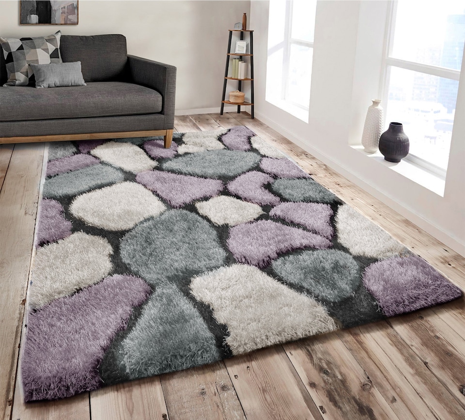 Home Republic Pebbles Shaggy Rug Long Pile