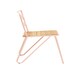 image 4 of Interiors by Premier Pink Metal Chair, Comfy Pink Metal Outdoor Chair, Effortless Cleaning Metal Chair