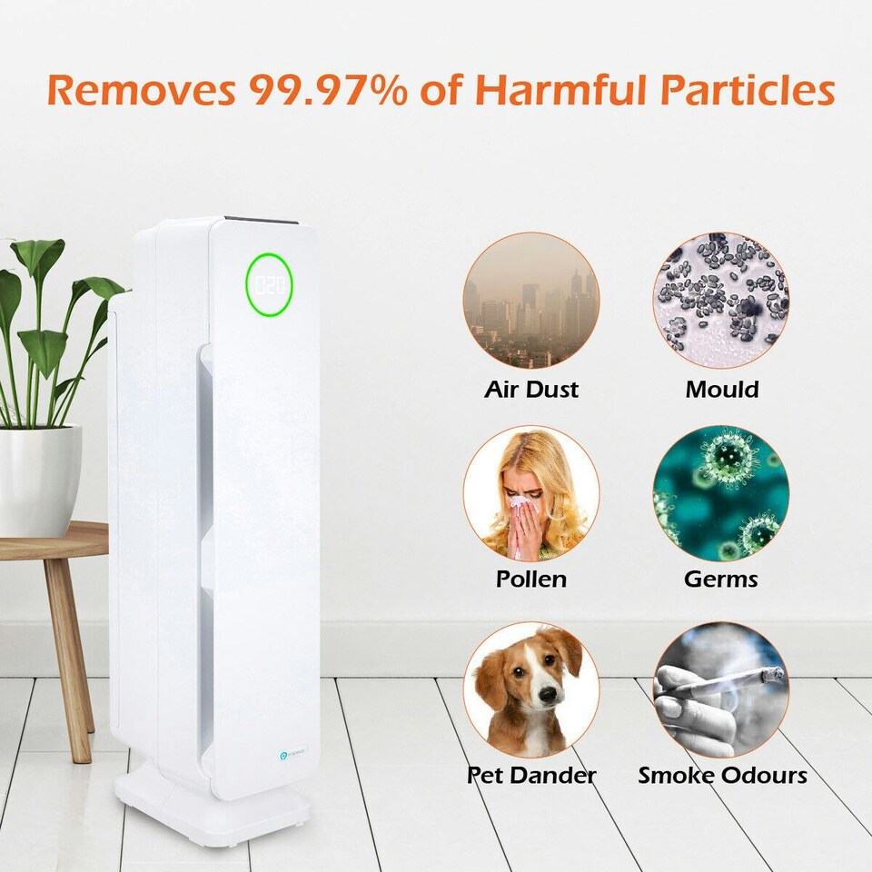 image 1 of Puremate Multiple Technologies Intelligent 5 in 1 Air Purifier and UV