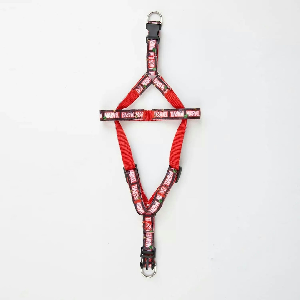 image 1 of Marvel Nylon Dog Harness (S) Red