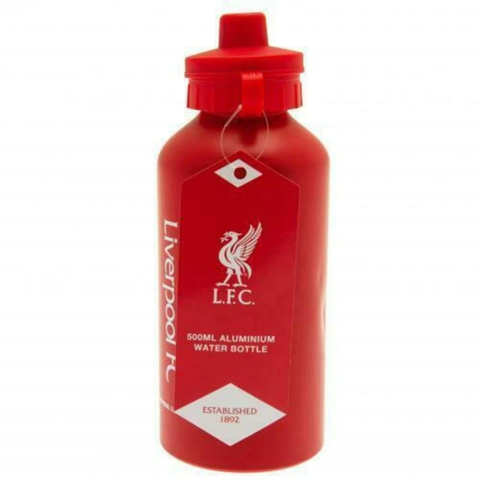 image 1 of Liverpool FC Matte Aluminium 500ml Bottle - Red - One Size