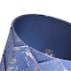 image 3 of Contemporary Midnight Blue Drum Lamp Shade with Gold and Silver Metallic Decor | Blue | 10"