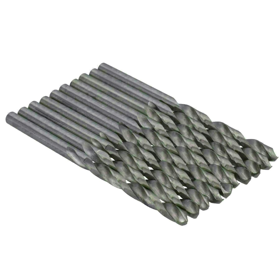 image 1 of 4mm HSS-G Metric MM Drill Bits for Drilling Metal Iron Wood Plastics 10pc
